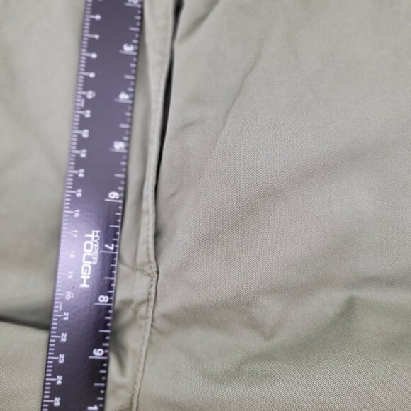 NEW Karen Scott Capri Pants Womens 14 Green Stretch Cotton Twill Pedal Pusher - Picture 11 of 13